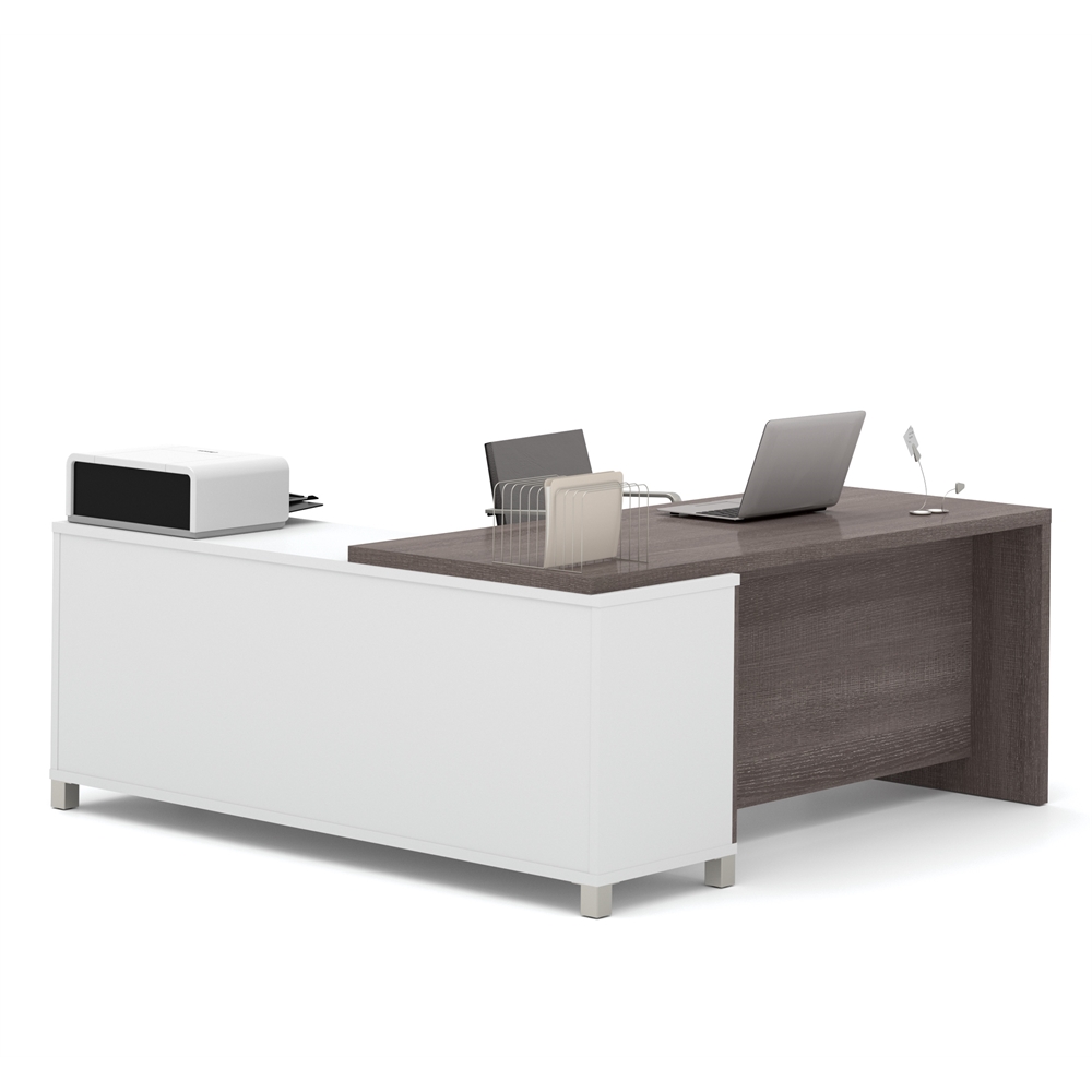 72W L-Shaped Computer Desk. Picture 3