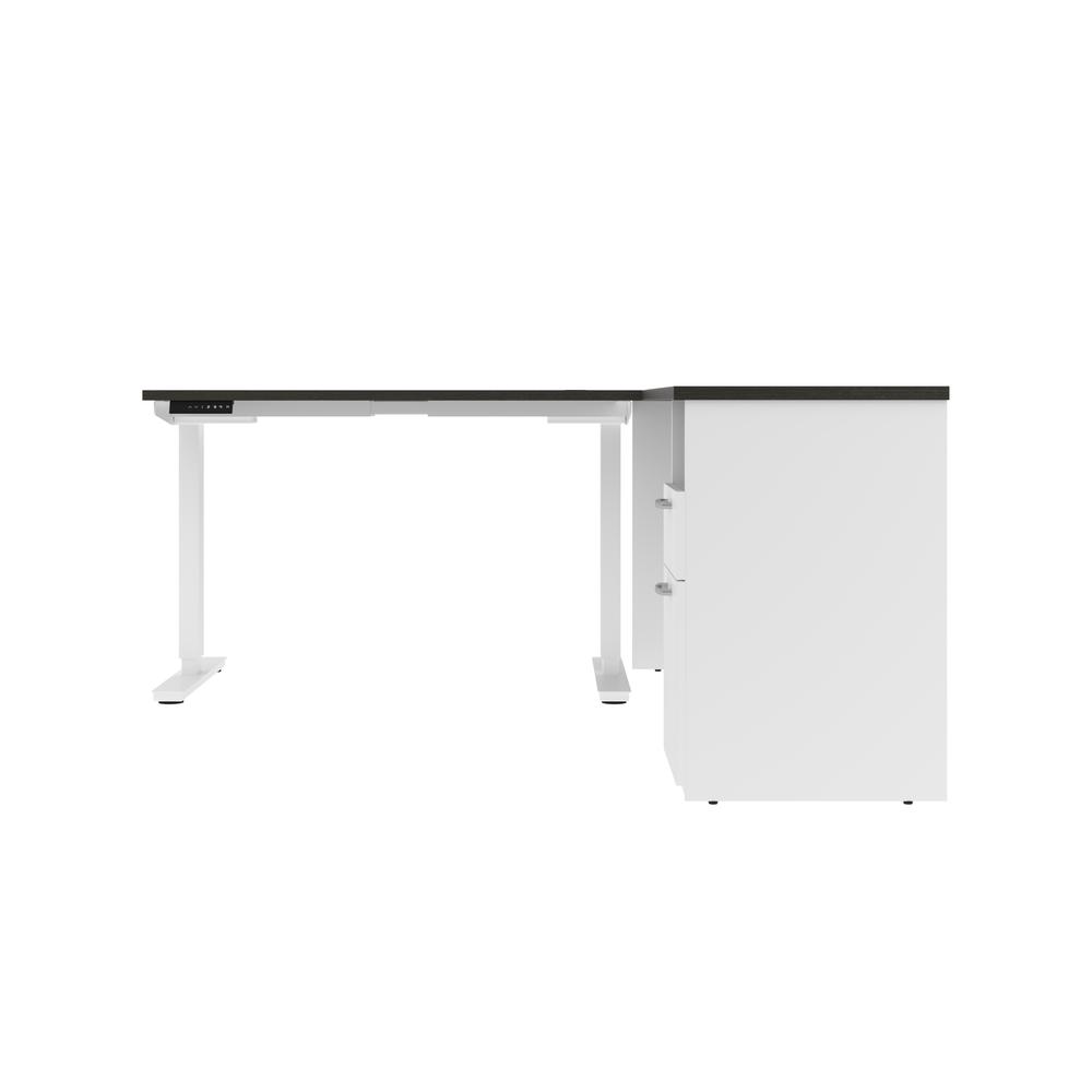 72W L-Shaped Electric Standing Desk. Picture 3