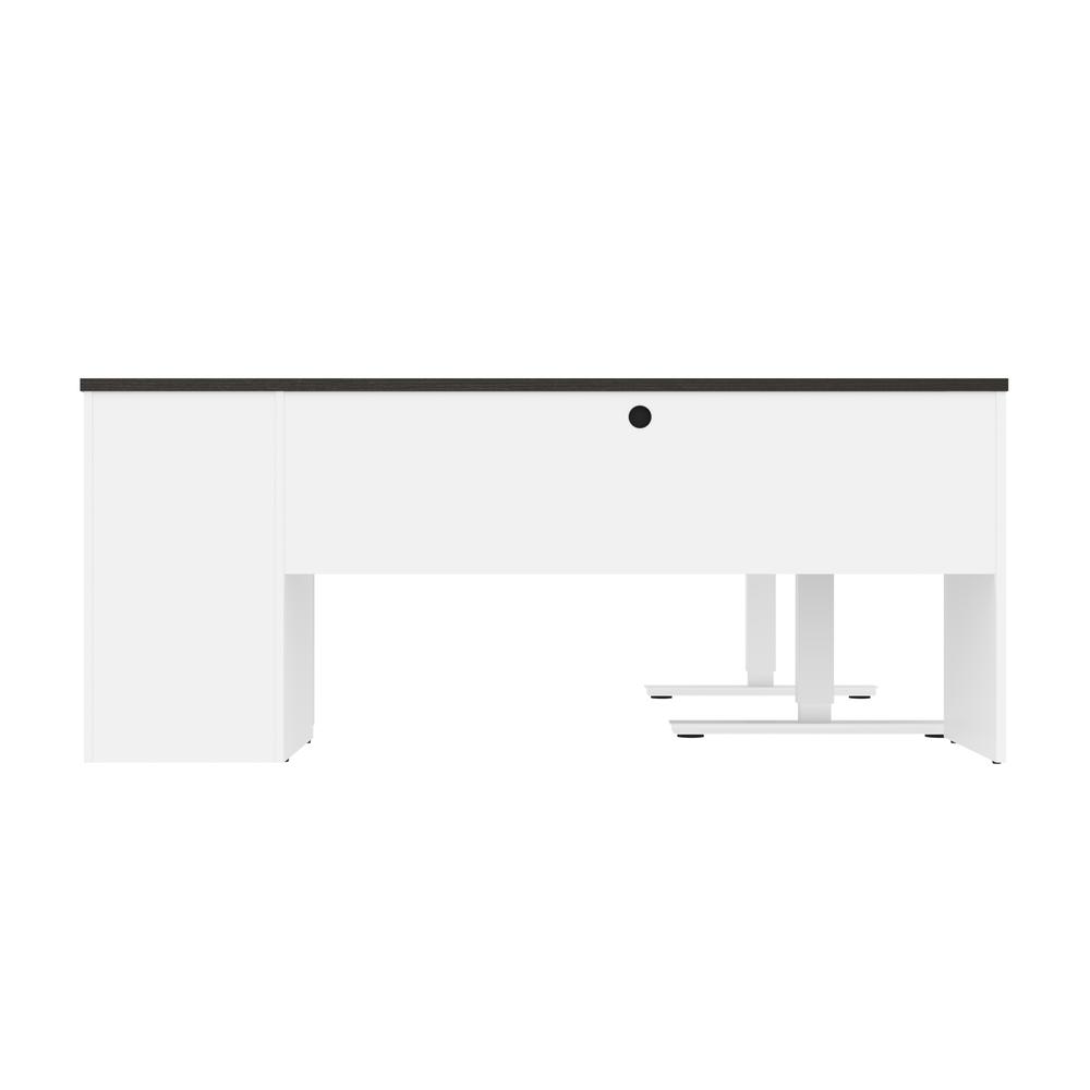 72W L-Shaped Electric Standing Desk. Picture 4