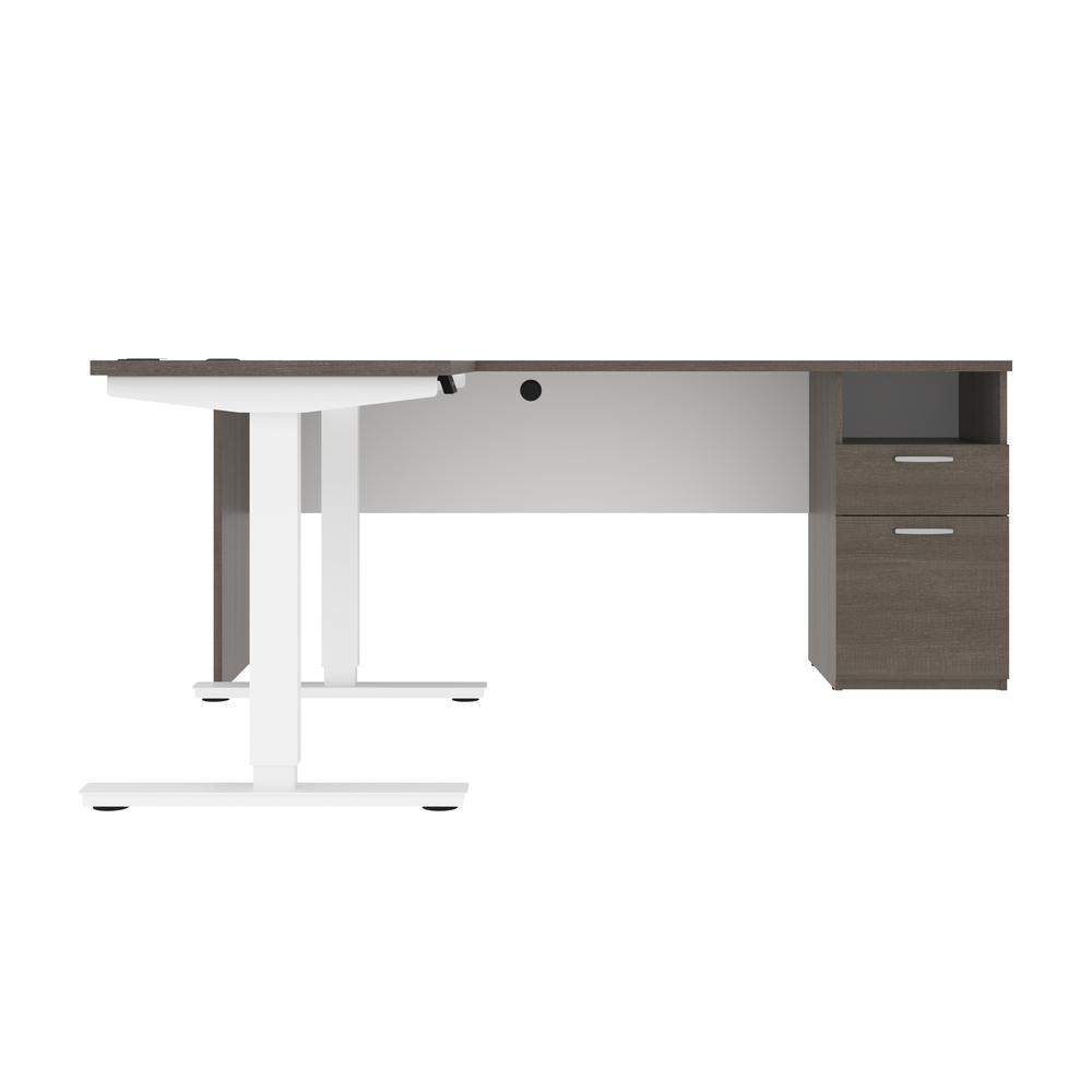 72W L-Shaped Electric Standing Desk. Picture 2