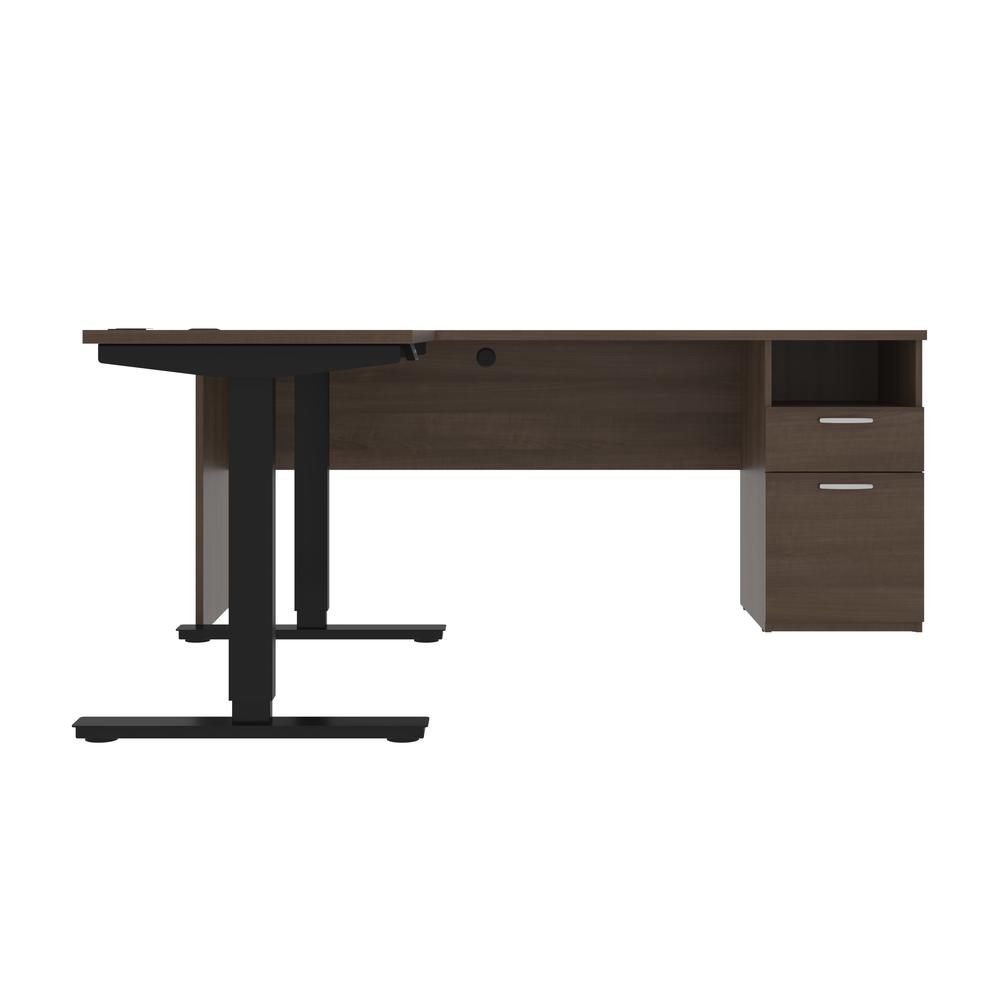 72W L-Shaped Electric Standing Desk. Picture 4
