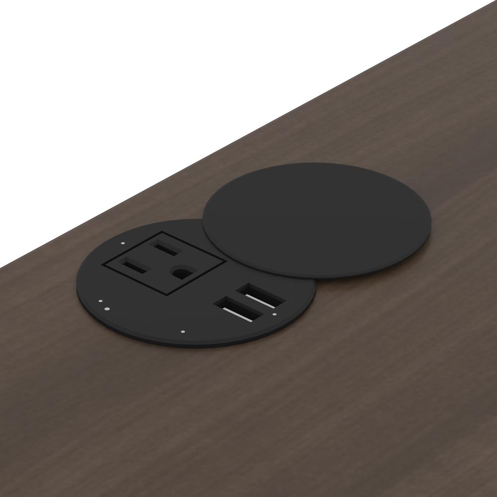 72W L-Shaped Electric Standing Desk. Picture 5