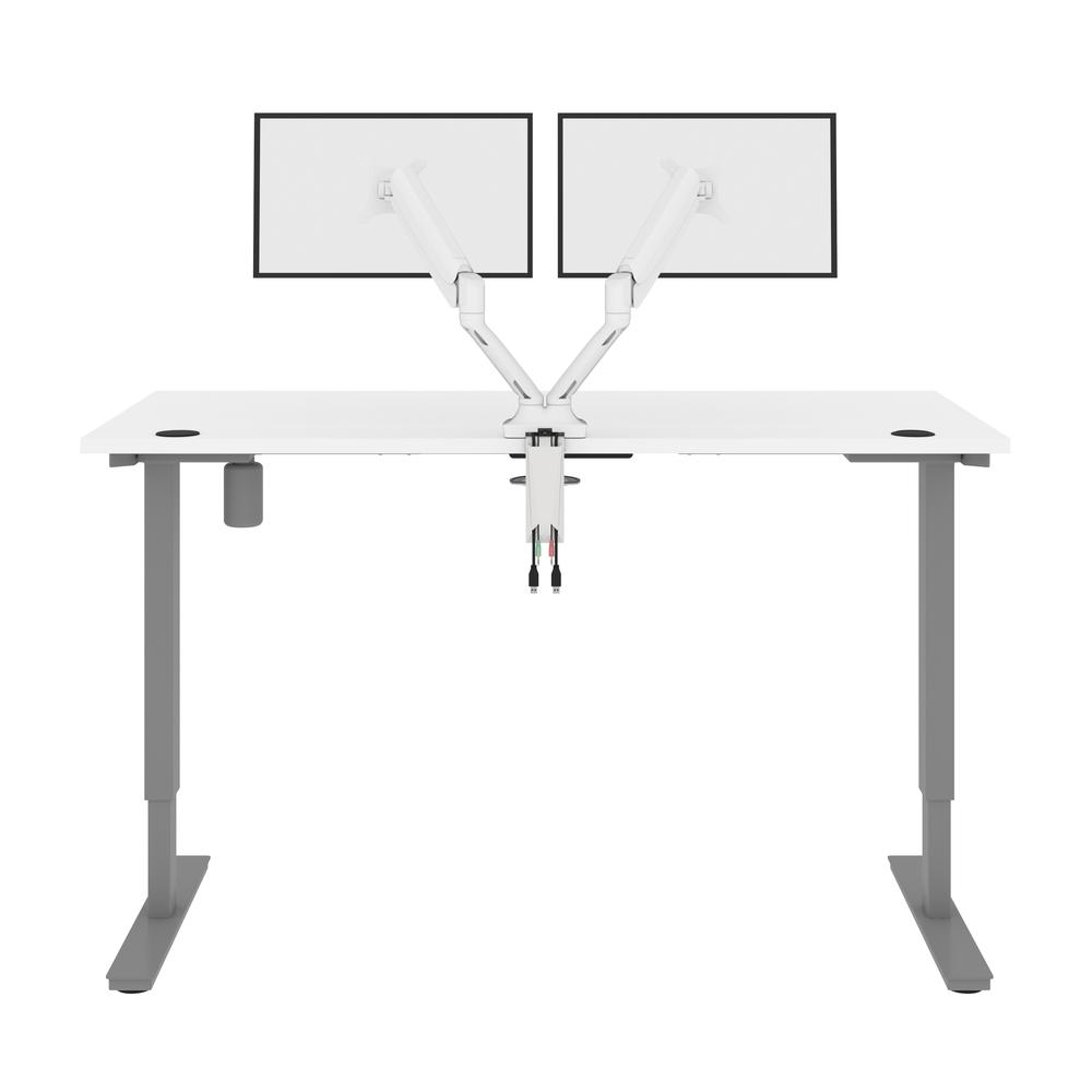 60W x 30D Standing Desk with Dual Monitor Arm. Picture 5