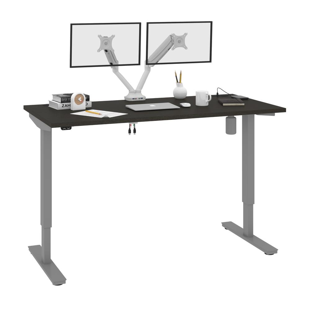 60W x 30D Standing Desk with Dual Monitor Arm. Picture 2