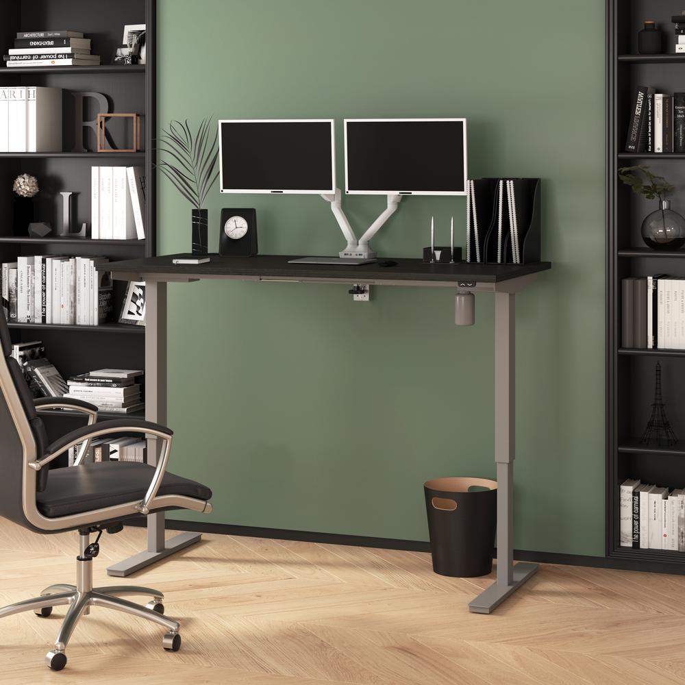 60W x 30D Standing Desk with Dual Monitor Arm. Picture 8