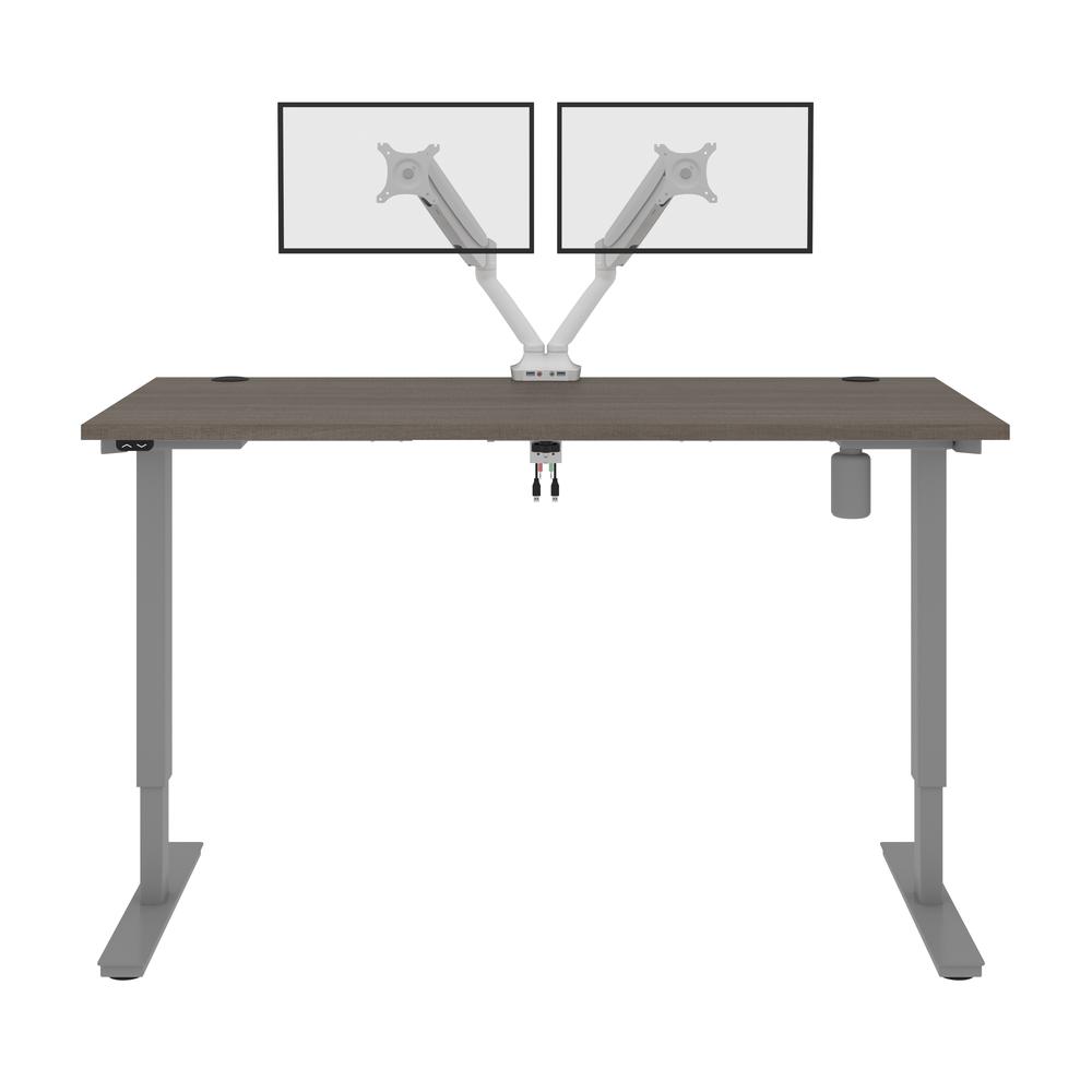 60W x 30D Standing Desk with Dual Monitor Arm. Picture 3