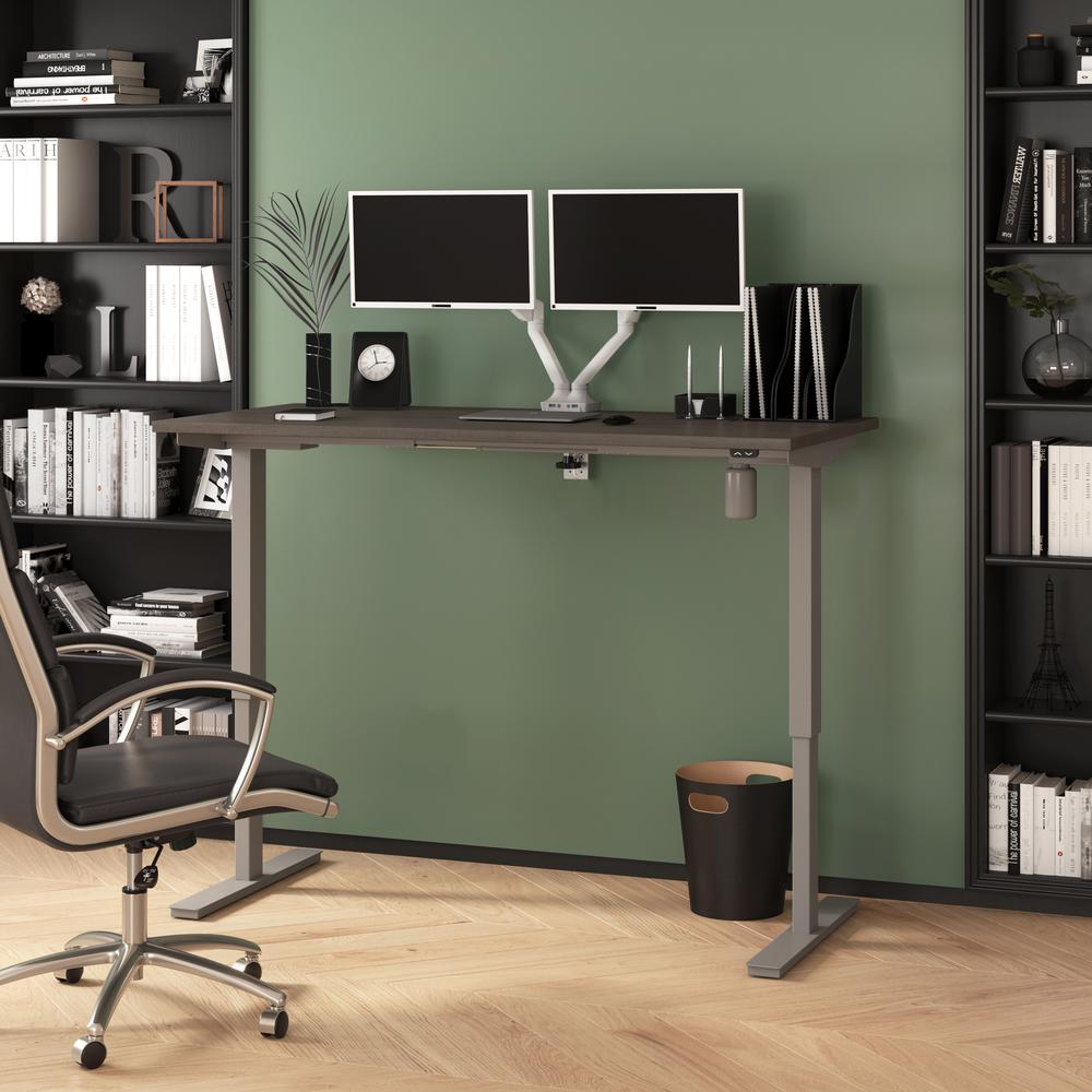 60W x 30D Standing Desk with Dual Monitor Arm. Picture 8