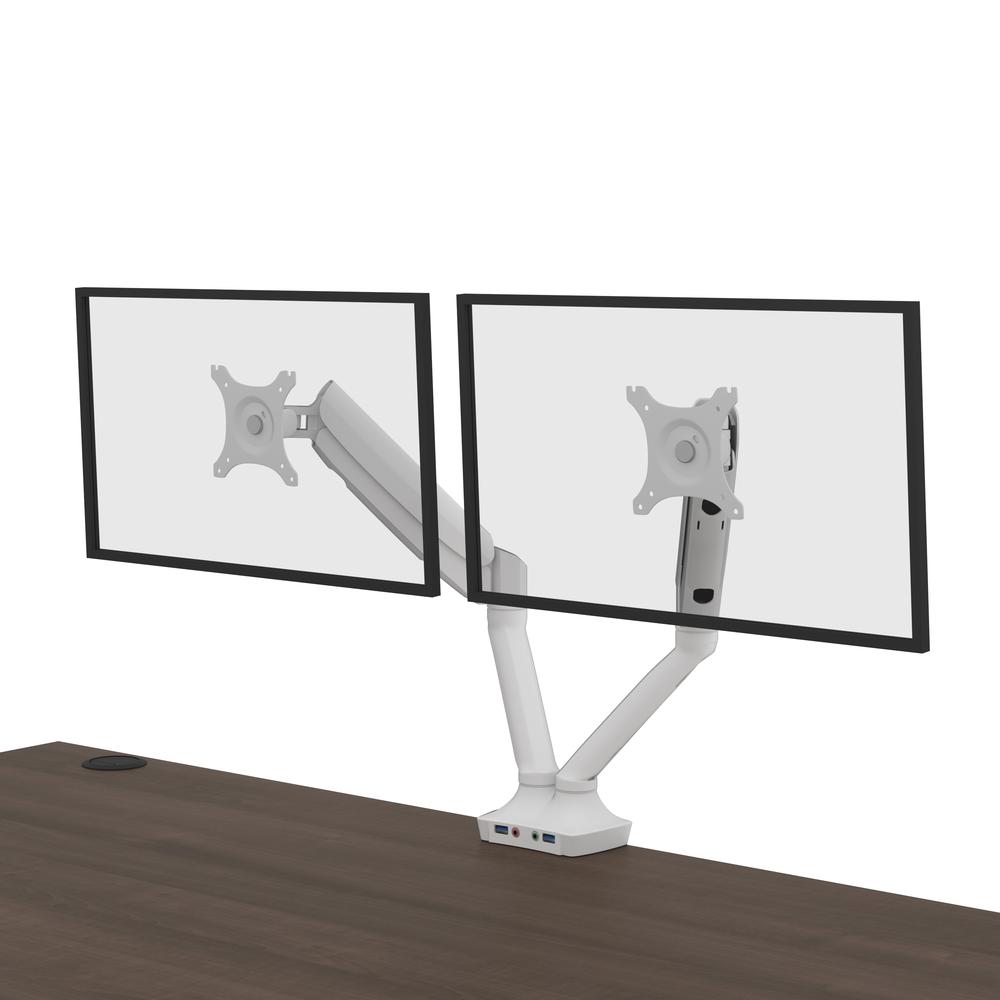 60W x 30D Standing Desk with Dual Monitor Arm. Picture 8