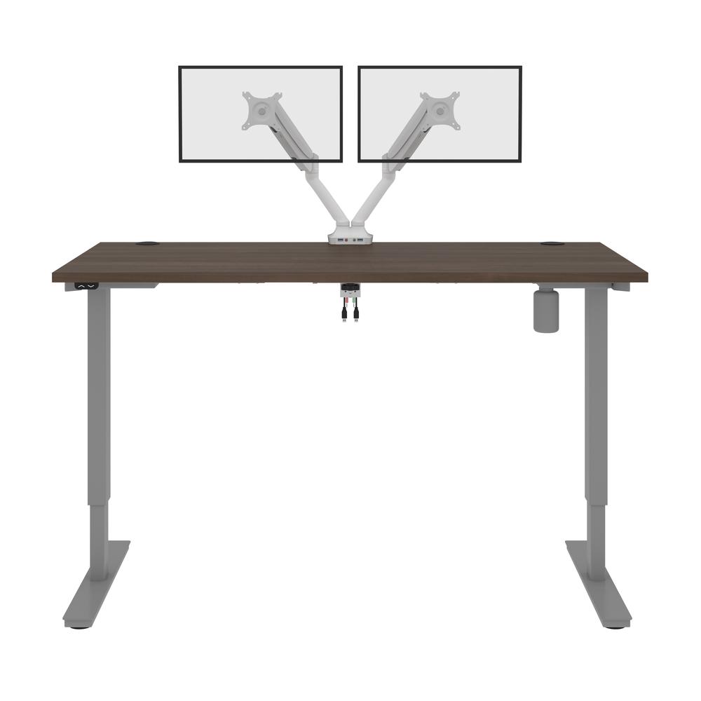 60W x 30D Standing Desk with Dual Monitor Arm. Picture 4