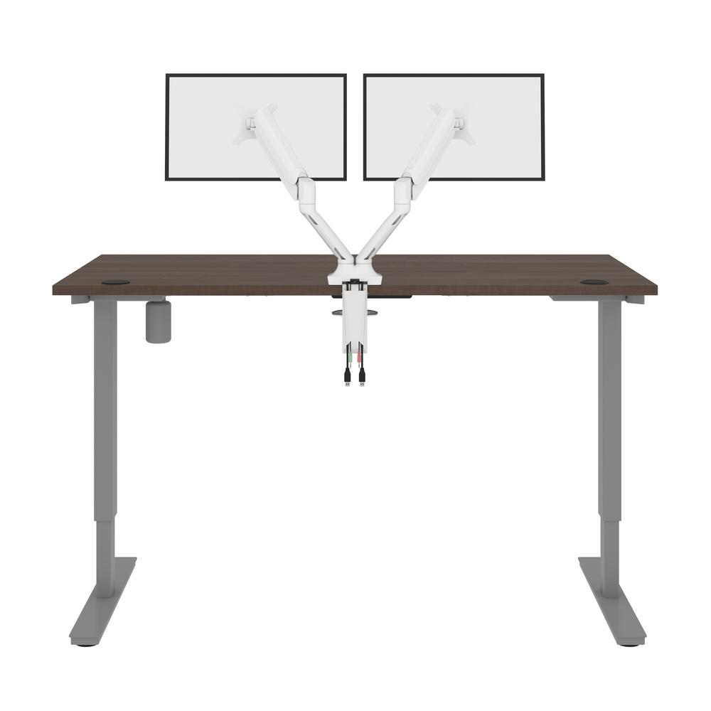 60W x 30D Standing Desk with Dual Monitor Arm. Picture 5