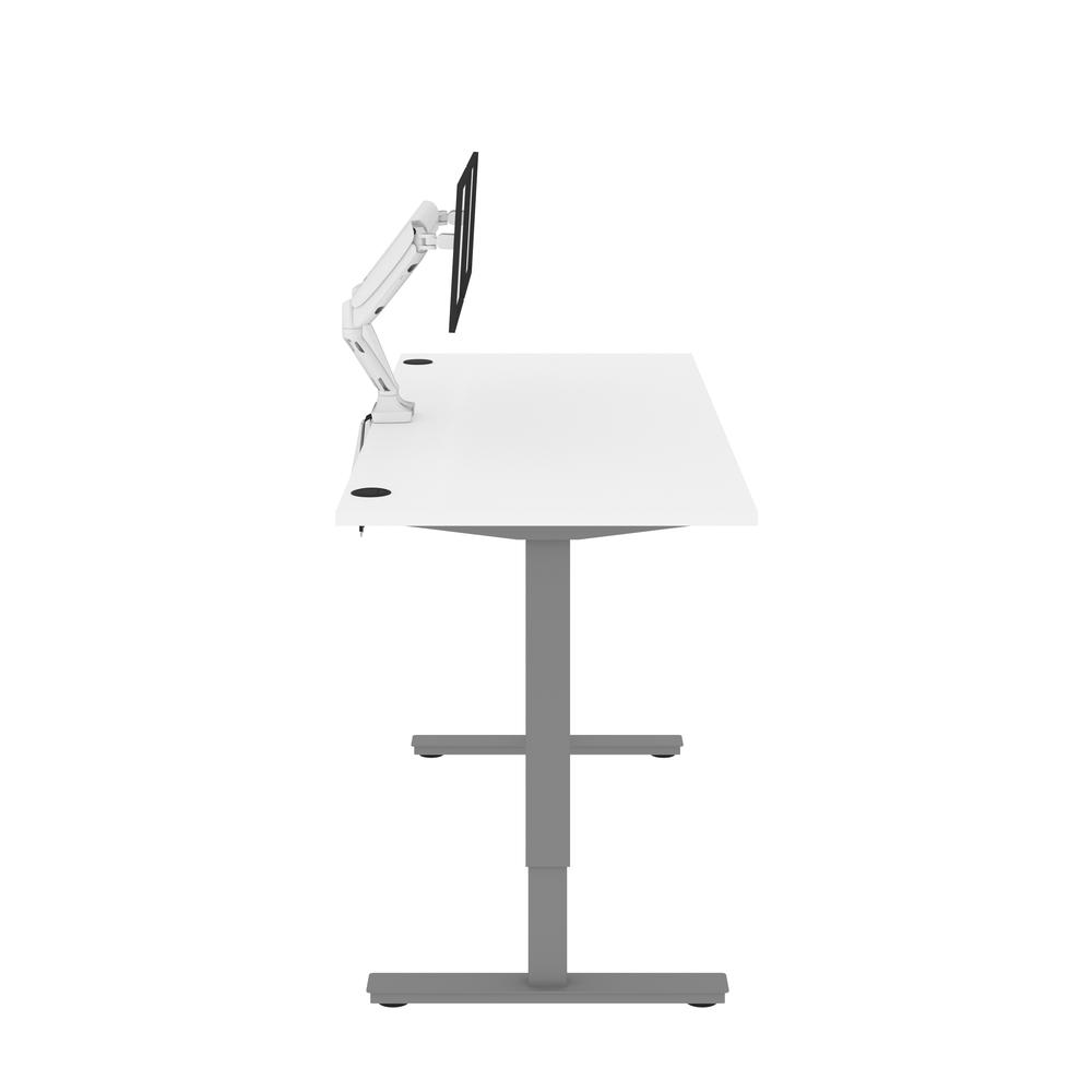 72W x 30D Standing Desk with Dual Monitor Arm. Picture 4