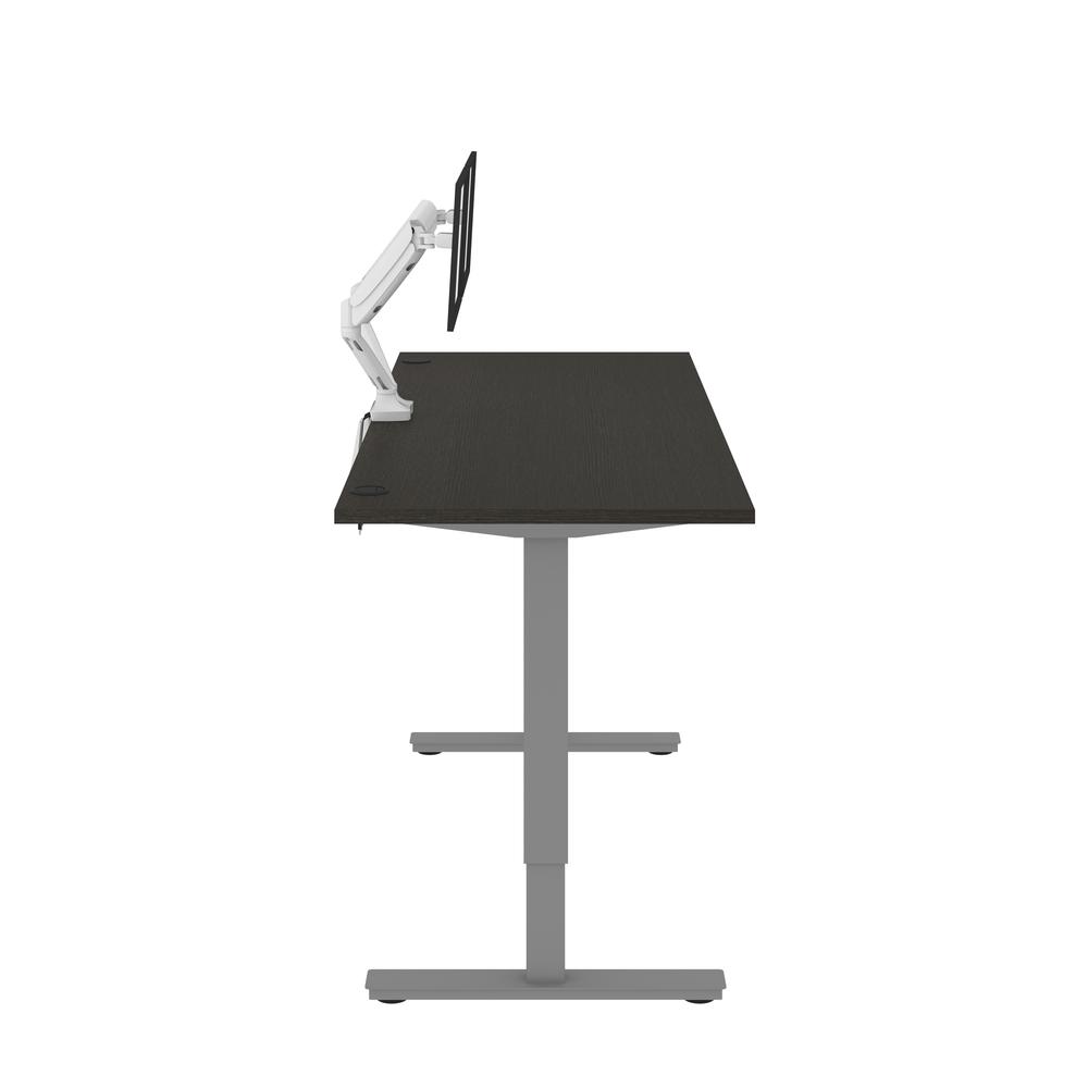 72W x 30D Standing Desk with Dual Monitor Arm. Picture 4