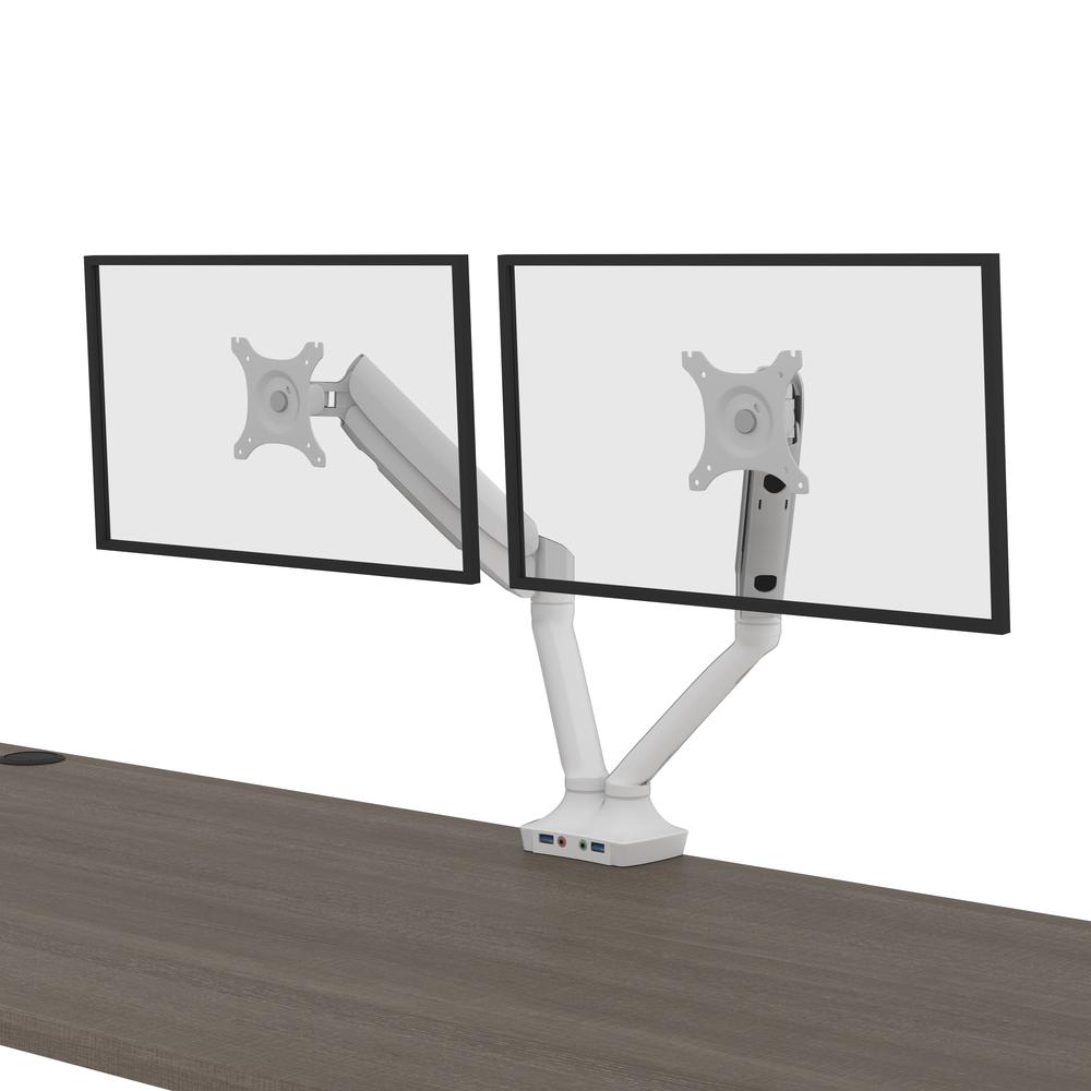 72W x 30D Standing Desk with Dual Monitor Arm. Picture 8