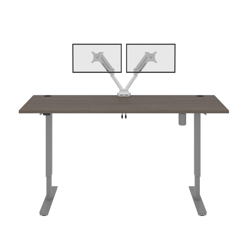 72W x 30D Standing Desk with Dual Monitor Arm. Picture 10