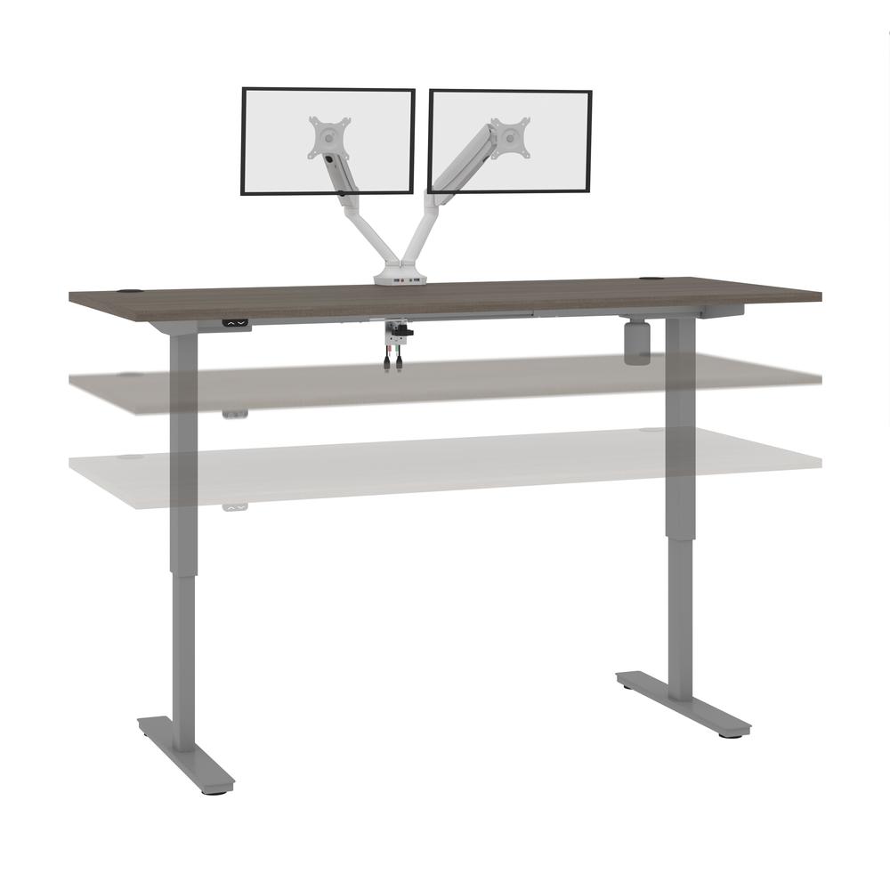 72W x 30D Standing Desk with Dual Monitor Arm. Picture 4