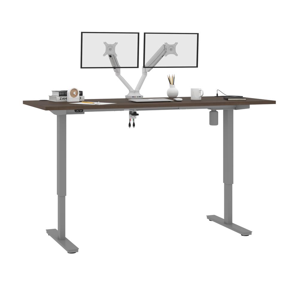72W x 30D Standing Desk with Dual Monitor Arm. Picture 2