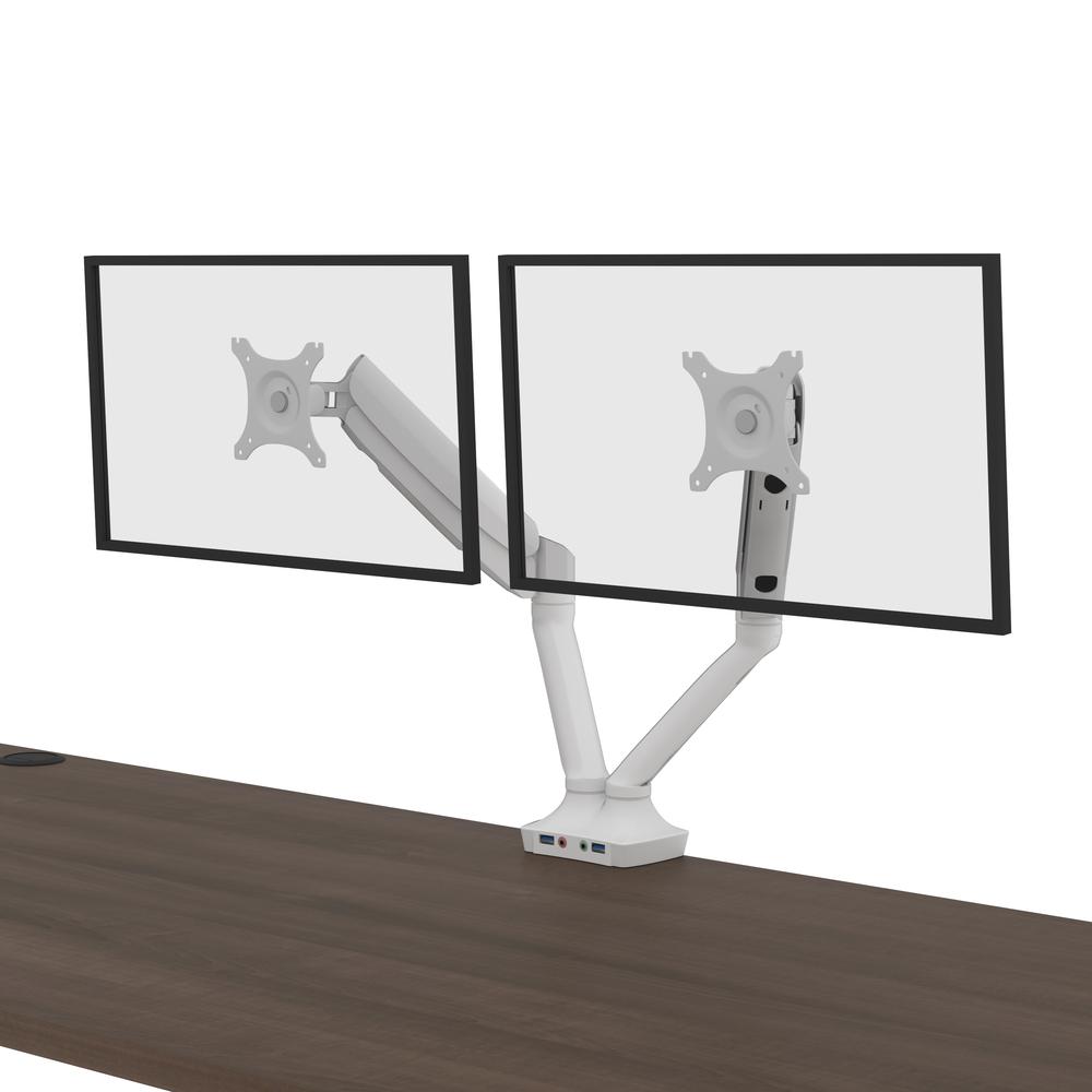 72W x 30D Standing Desk with Dual Monitor Arm. Picture 8