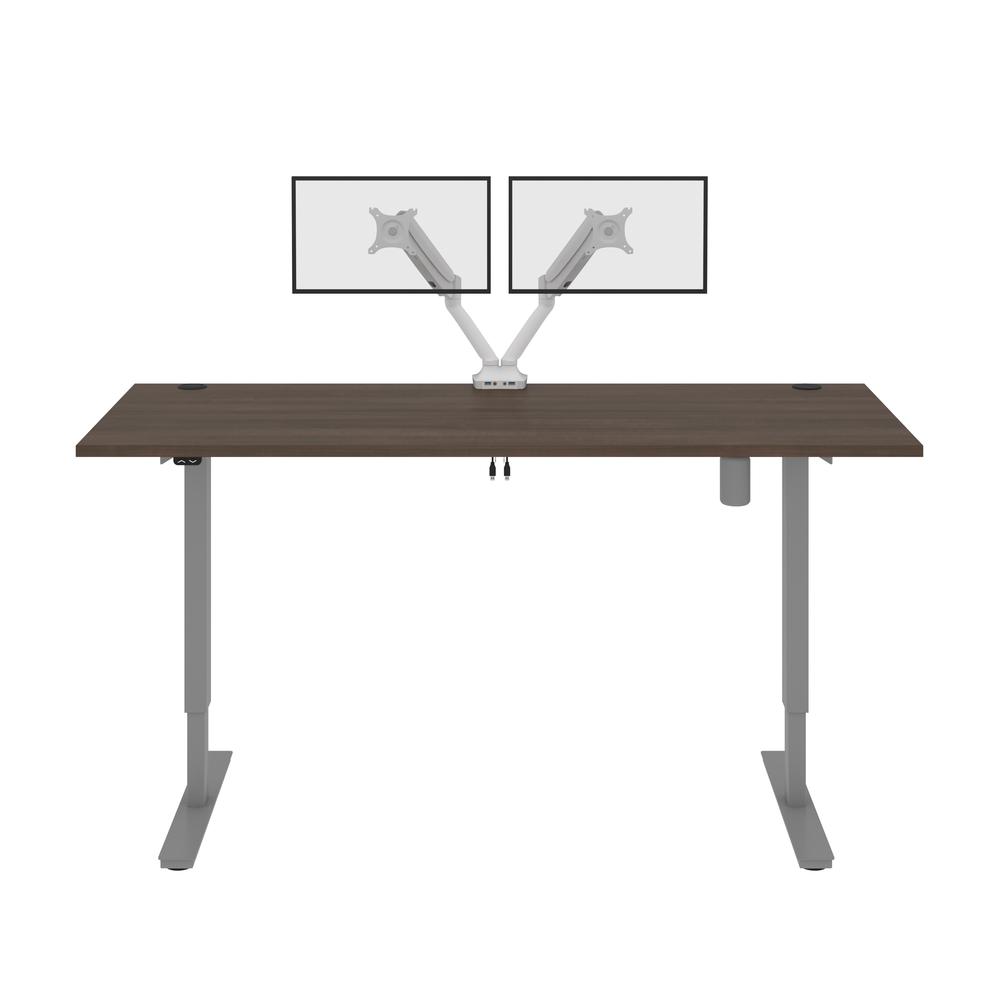 72W x 30D Standing Desk with Dual Monitor Arm. Picture 5