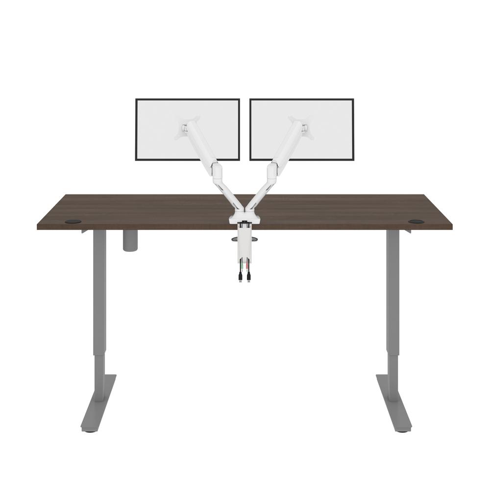 72W x 30D Standing Desk with Dual Monitor Arm. Picture 10