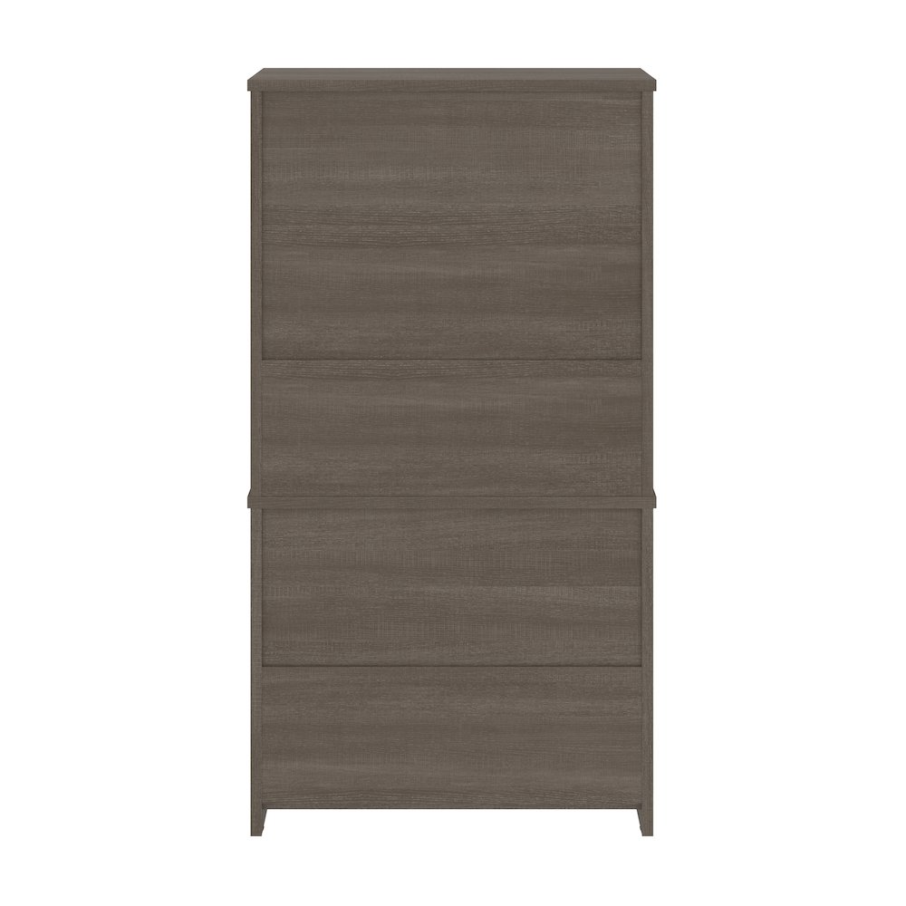 Bestar Universel 36W Bookcase in bark grey. Picture 3