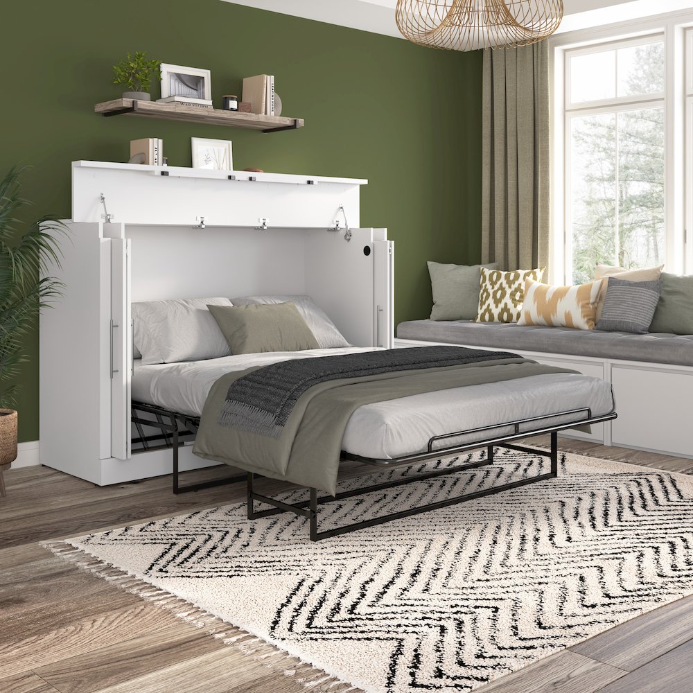 Nebula 69W Full Cabinet Bed with Mattress. Picture 2