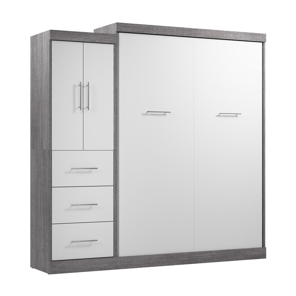 Nebula Queen Murphy Bed with Wardrobe (90W). Picture 4