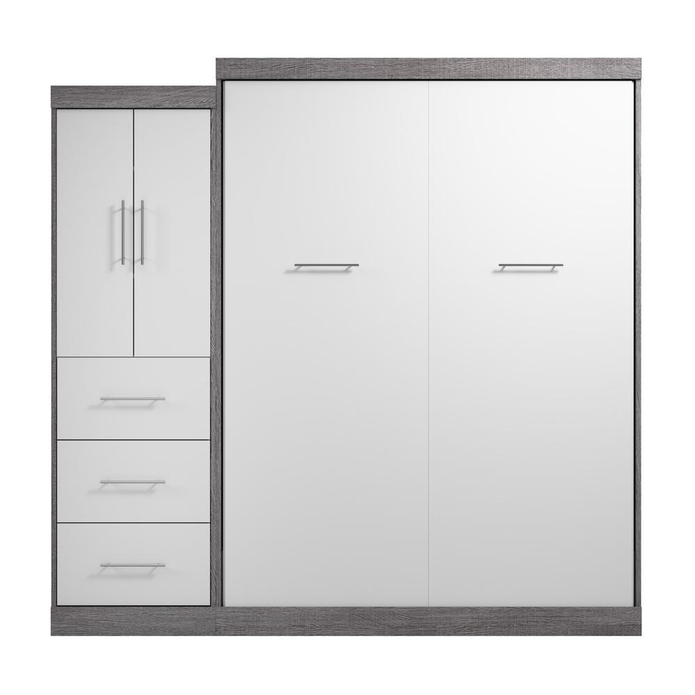 Nebula Queen Murphy Bed with Wardrobe (90W). Picture 2