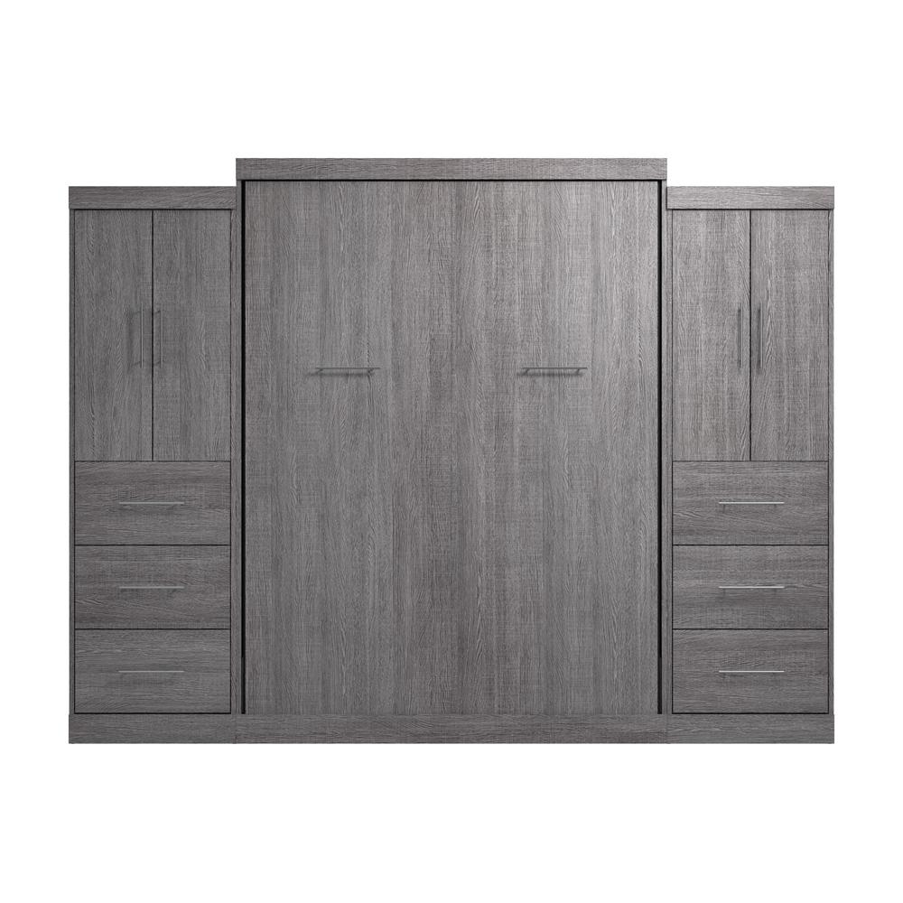 Nebula Queen Murphy Bed with 2 Wardrobes (115W). Picture 16