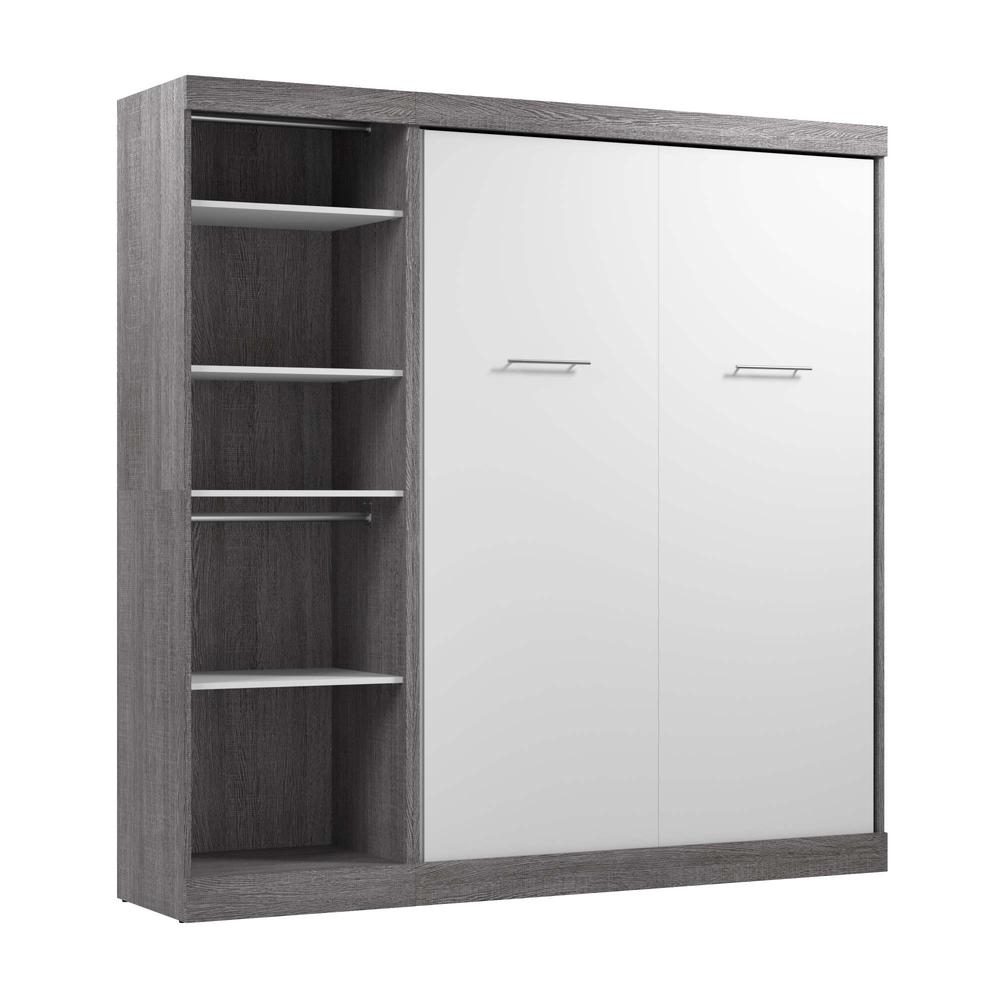 Nebula Full Murphy Bed with Closet Organizer (84W). Picture 1