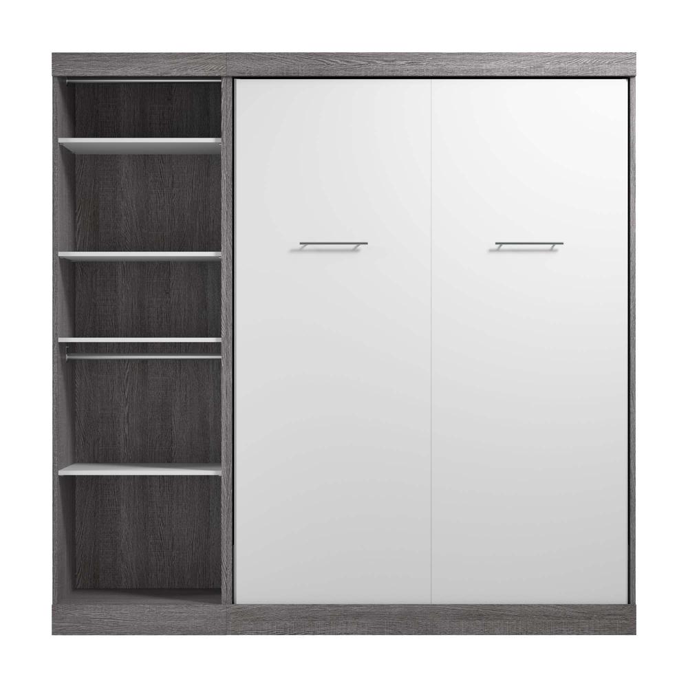 Nebula Full Murphy Bed with Closet Organizer (84W). Picture 2