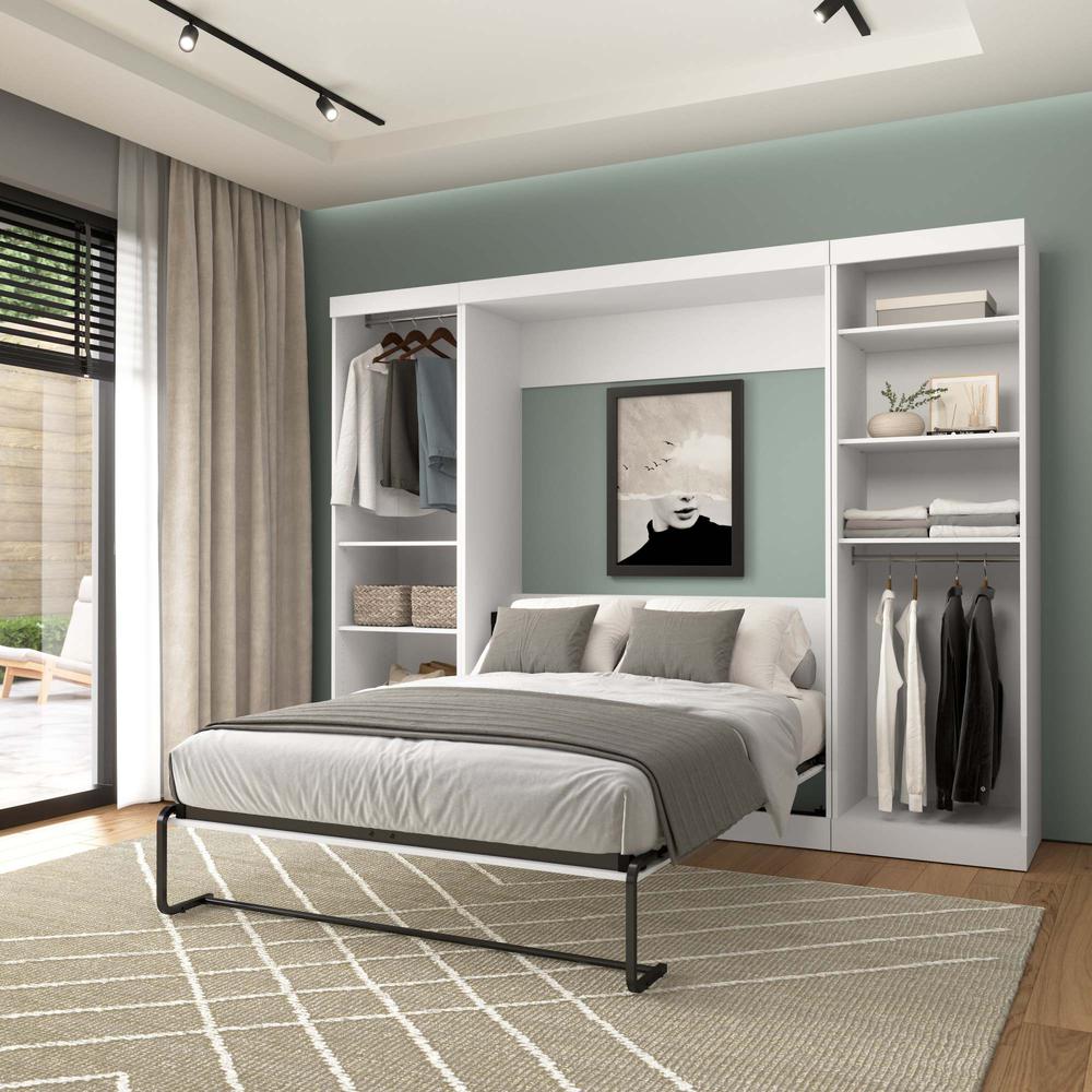 Nebula Full Murphy Bed and 2 Closet Organizers (109W). Picture 11