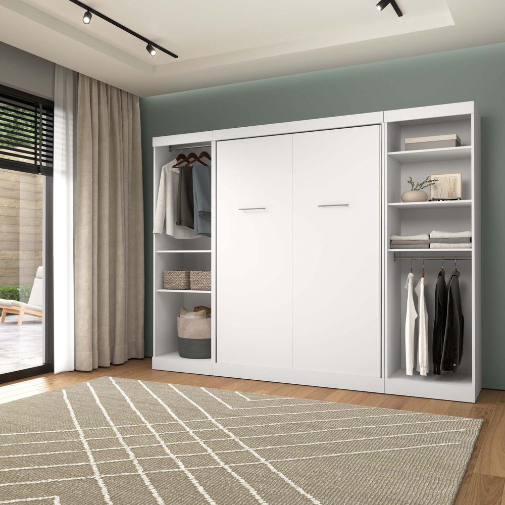 Nebula Full Murphy Bed and 2 Closet Organizers (109W). Picture 12