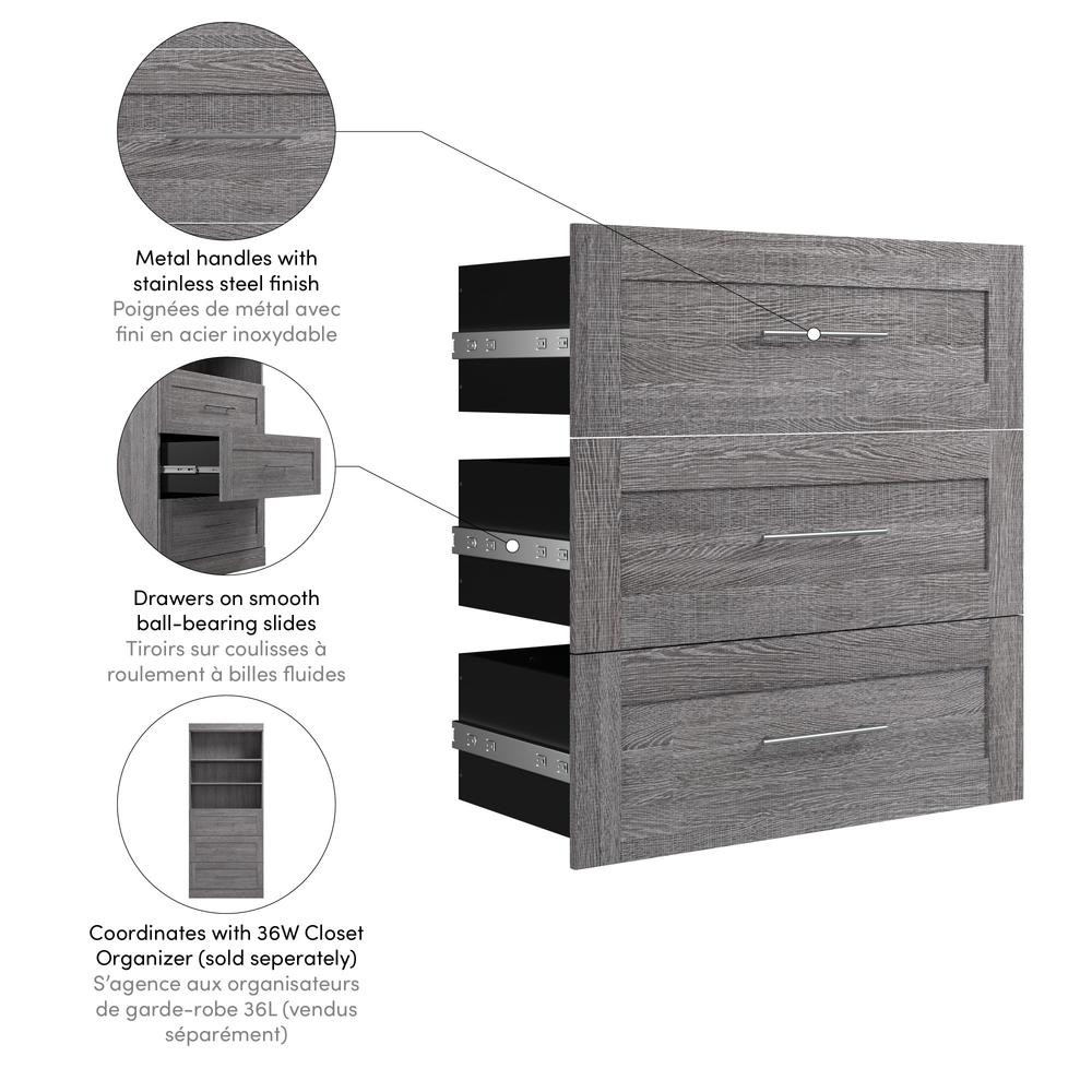 Pur 3 Drawer Set for Pur 36W Closet Organizer. Picture 5