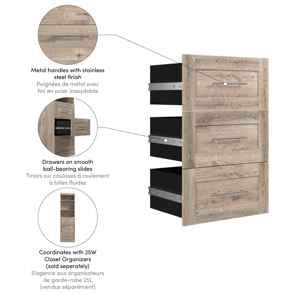 Pur 3 Drawer Set for Pur 25W Closet Organizer. Picture 3