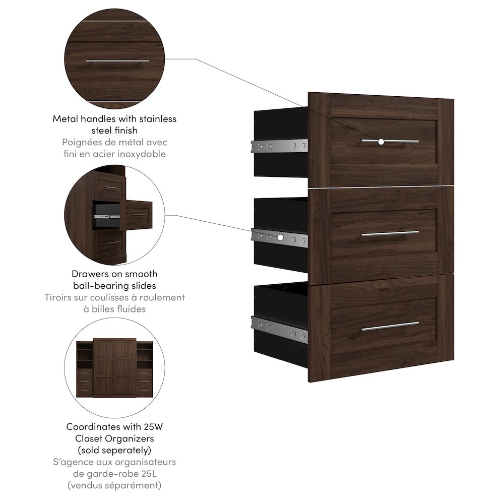 Pur 3 Drawer Set for Pur 25W Closet Organizer. Picture 3
