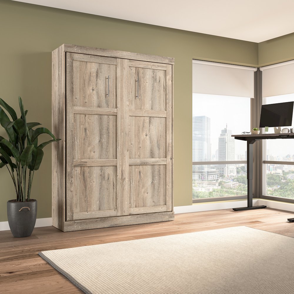 Murphy, 59-inch Space-Saving Wall Bed for Multipurpose Guest Room or Home Office. Picture 3