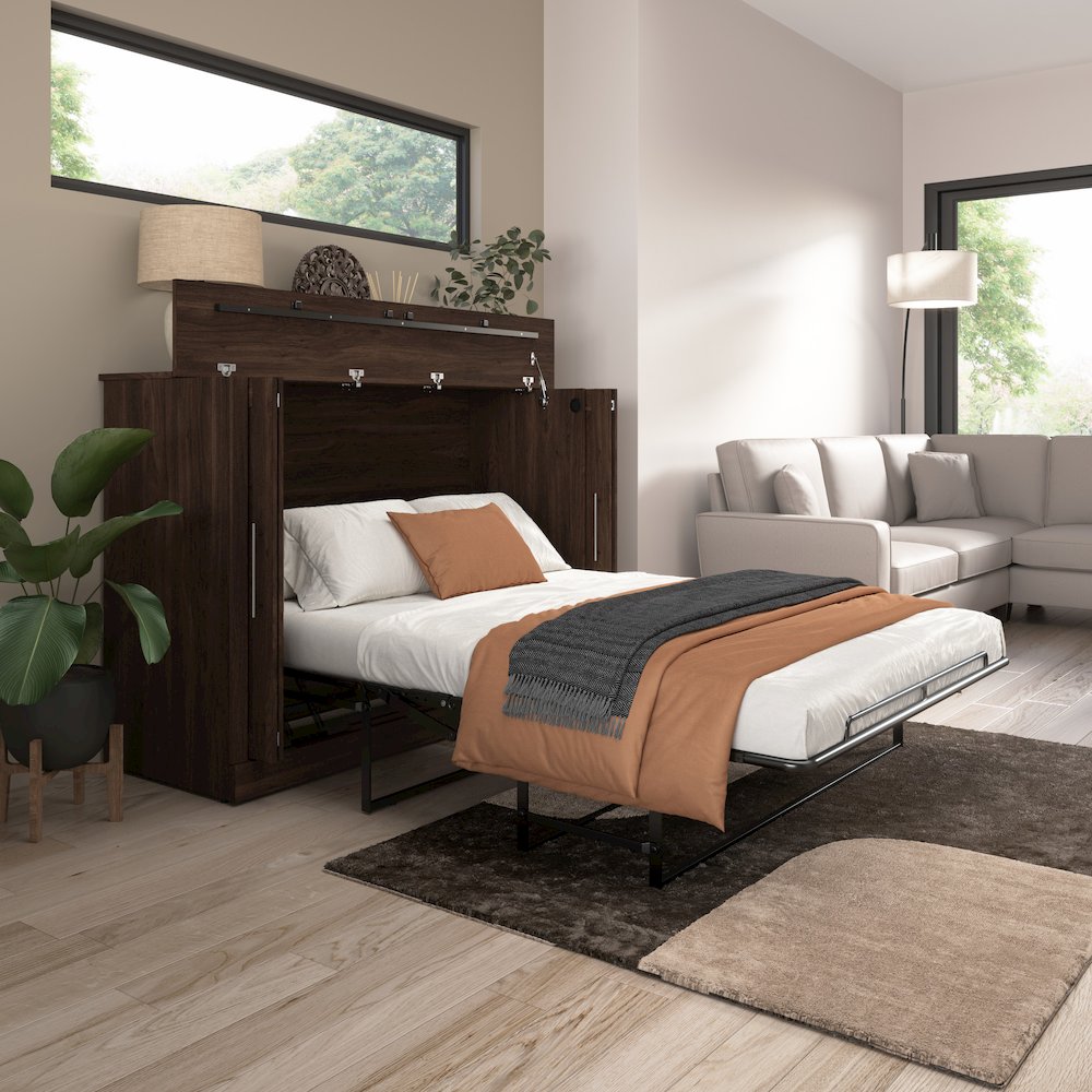 Pur 69W Full Cabinet Bed with Mattress. Picture 2