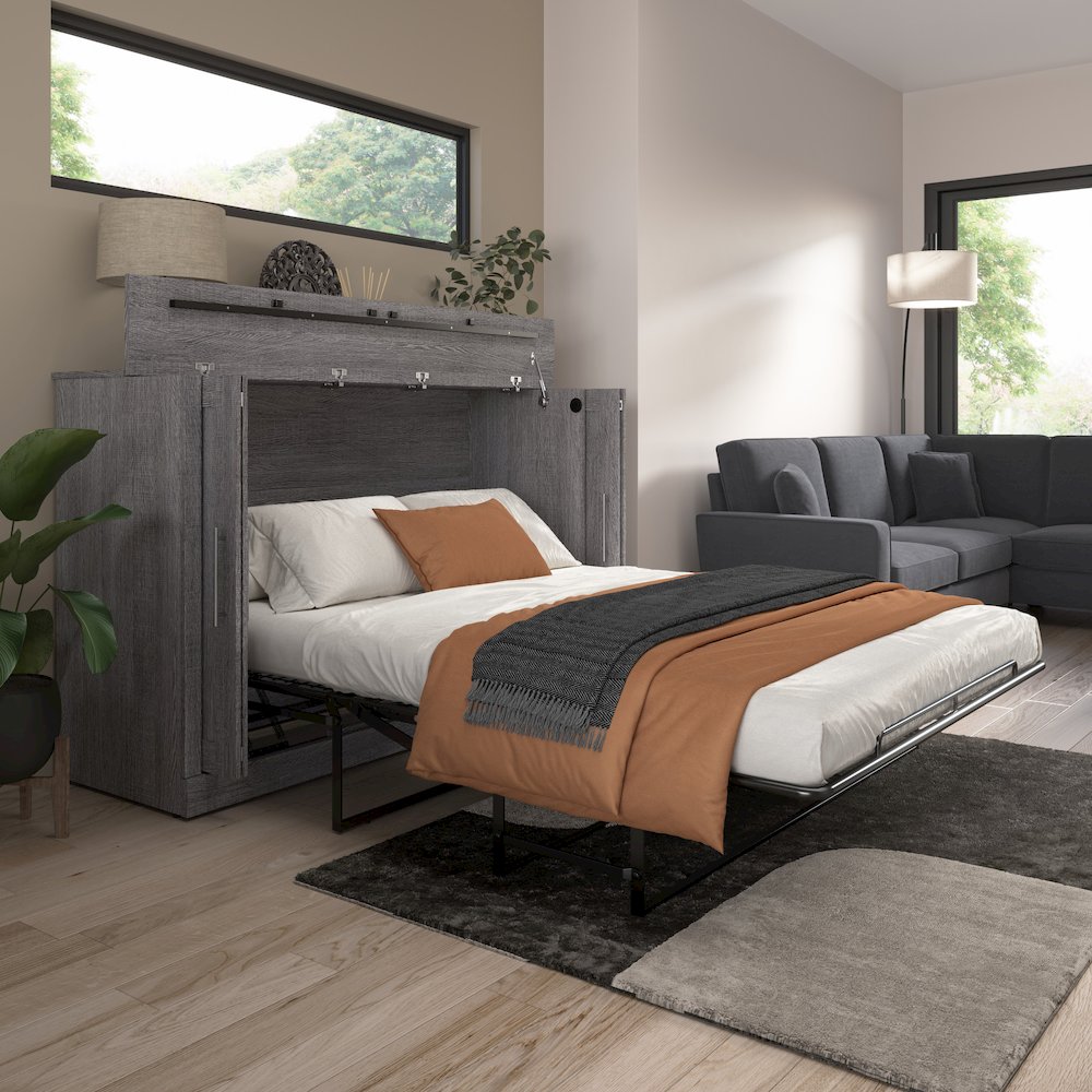 Pur 75W Queen Cabinet Bed with Mattress. Picture 2