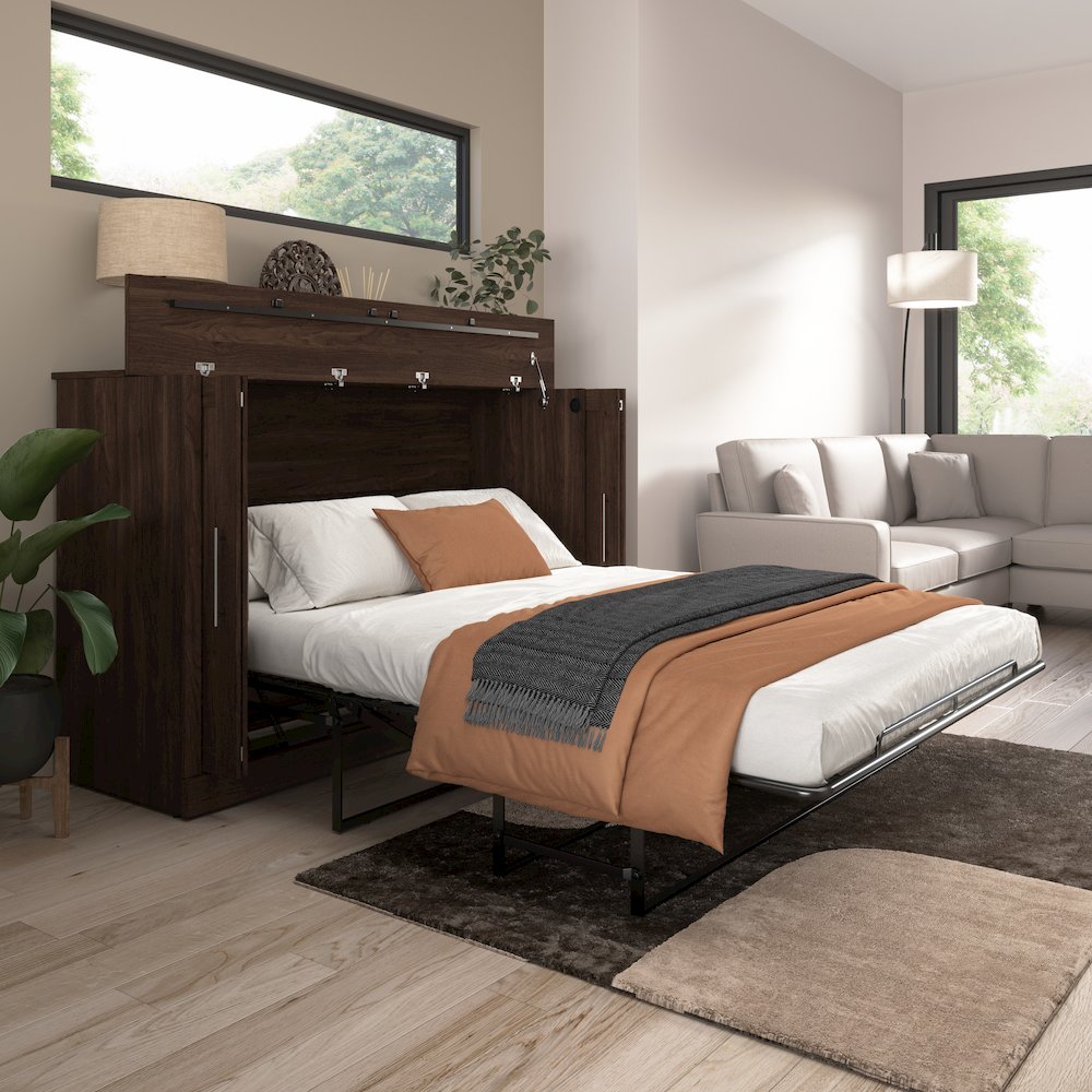Pur 75W Queen Cabinet Bed with Mattress. Picture 2