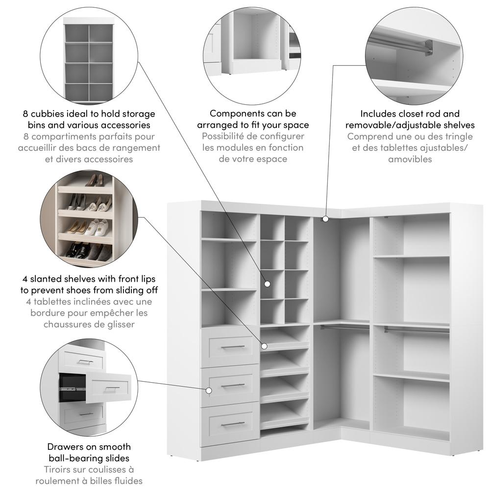 Pur 83W Walk-In Closet Organizer. Picture 4