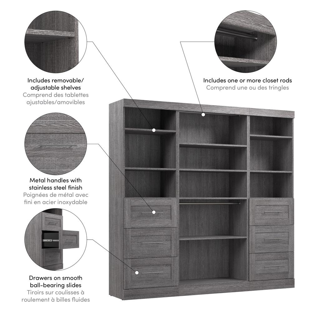 Pur 86W Closet Organization System with Drawers. Picture 4