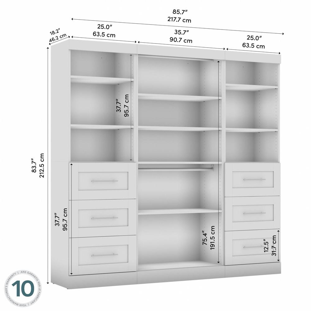 Pur 86W Closet Organization System with Drawers. Picture 5
