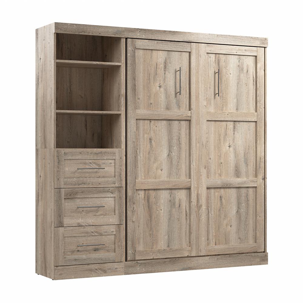Murphy Unit with Drawers, 84-inch Space-Saving Wall Bed with Storage. Picture 1