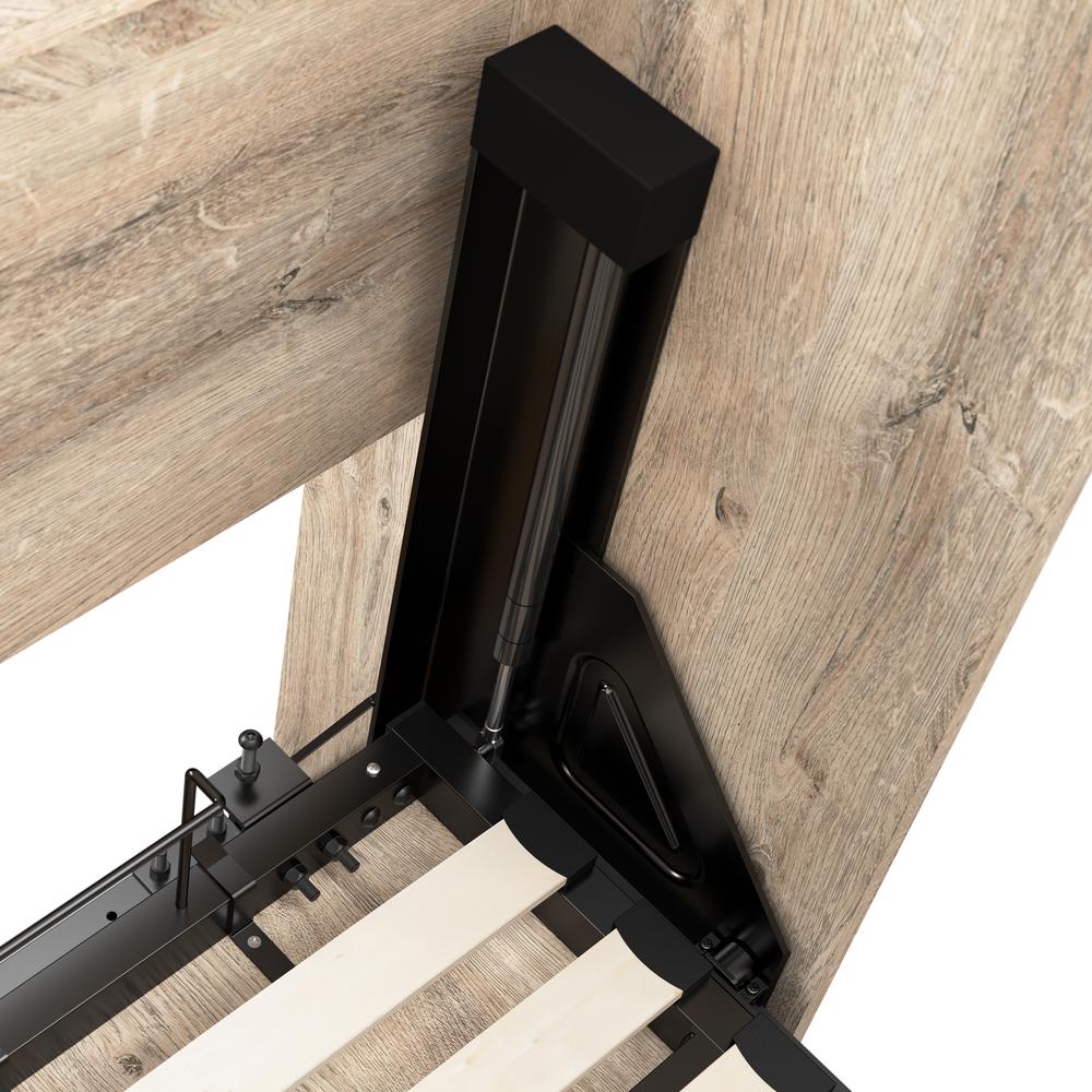 Queen Murphy 2 Shelving Units, 115-inch Space-Saving Wall Bed with Storage. Picture 10