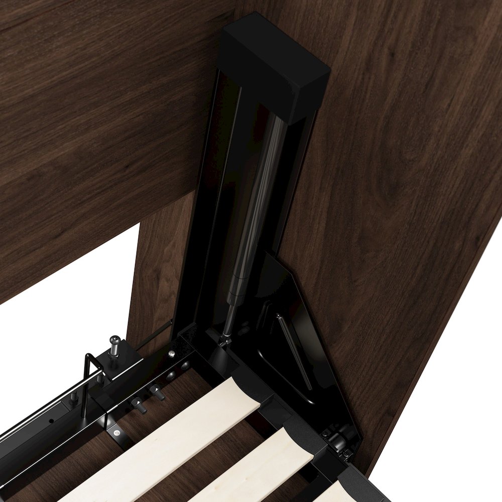 Pur Queen Murphy Bed and 2 Shelving Units with Drawers (115W). Picture 5