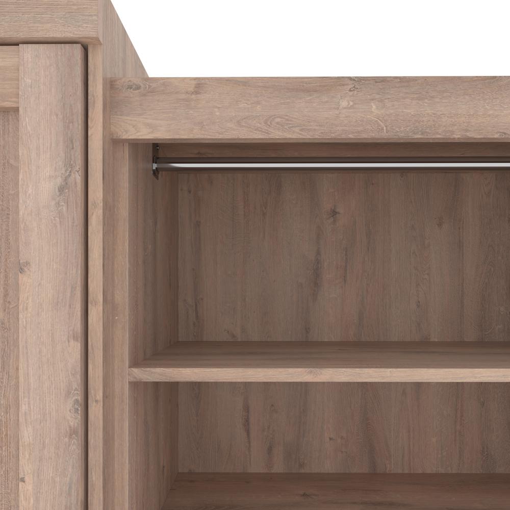 Queen Murphy 2 Shelving Units with Drawers, 136-inch Space-Saving Wall Bed. Picture 28
