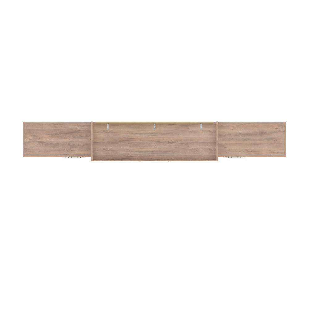 Queen Murphy 2 Shelving Units with Drawers, 136-inch Space-Saving Wall Bed. Picture 6