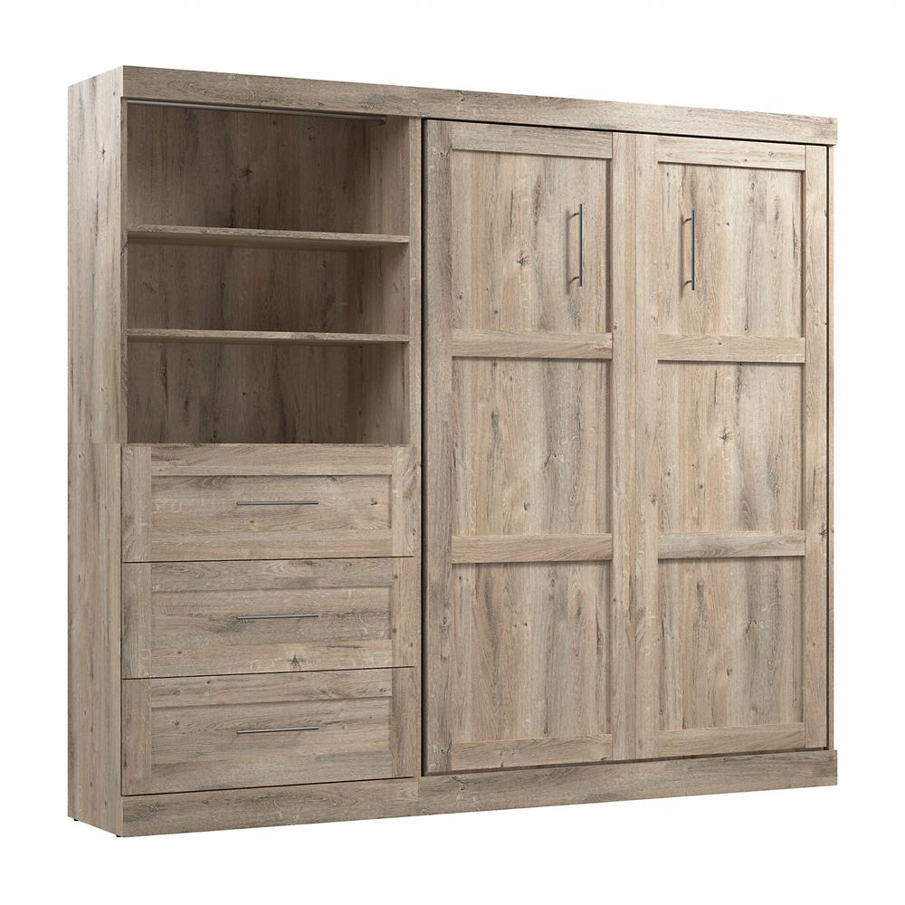 Murphy Unit with Drawers, 95-inch Space-Saving Wall Bed with Storage. Picture 1