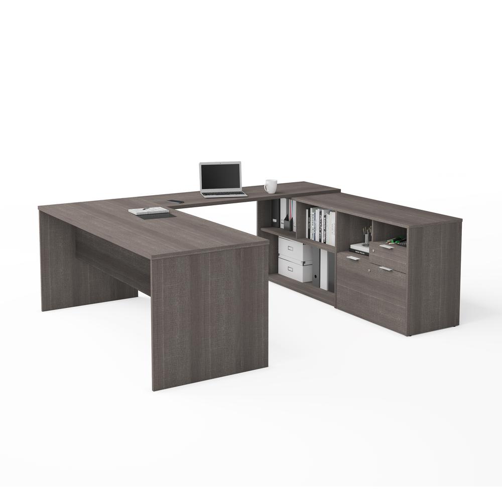 72W U-Shaped Executive Desk. Picture 1