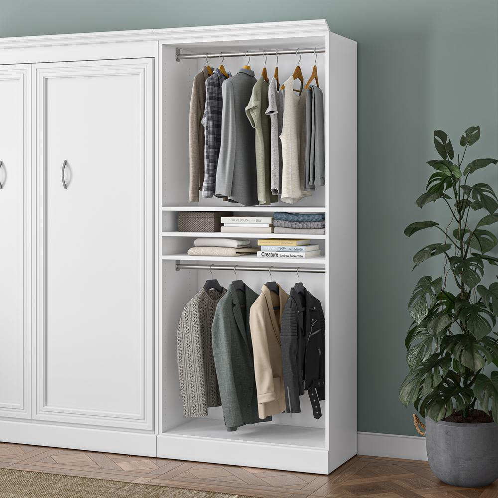 Versatile 36W Closet Organizer in White. Picture 14